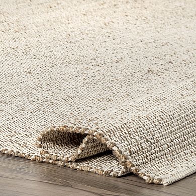 nuLOOM Elfriede Farmhouse Jute Blend Area Rug