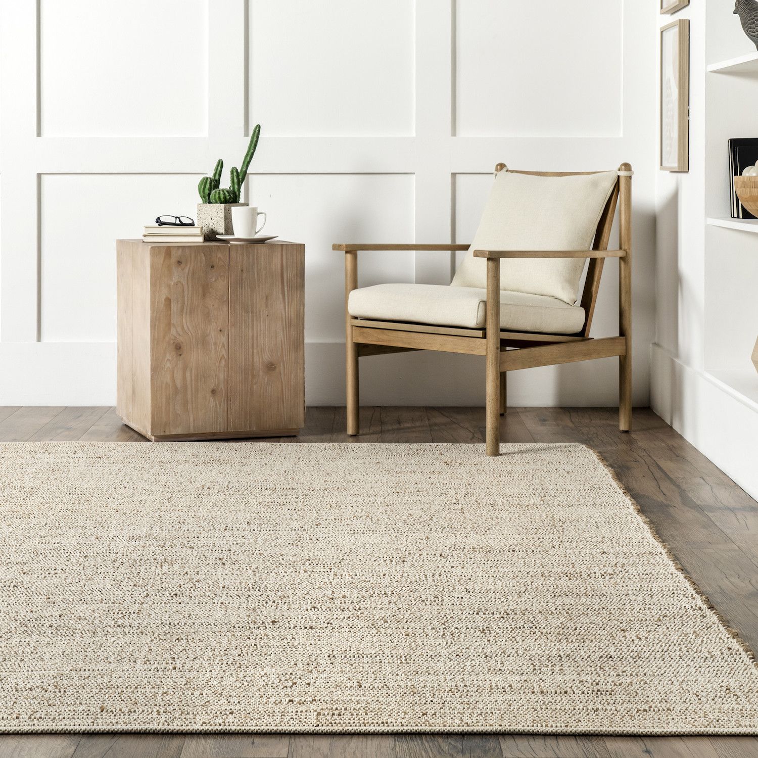 NuLOOM Elfriede Farmhouse Jute Blend Area Rug