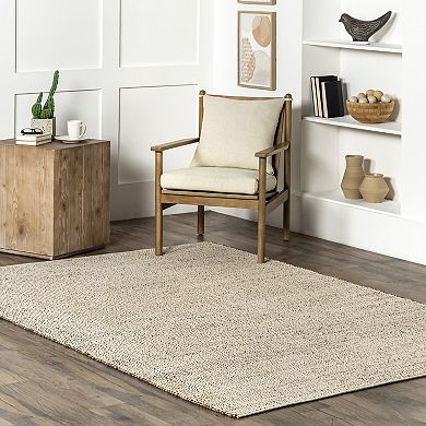 nuLOOM Elfriede Farmhouse Jute Blend Area Rug