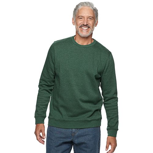 Men's Croft & Barrow® Polyester Crew Neck Sweatshirt