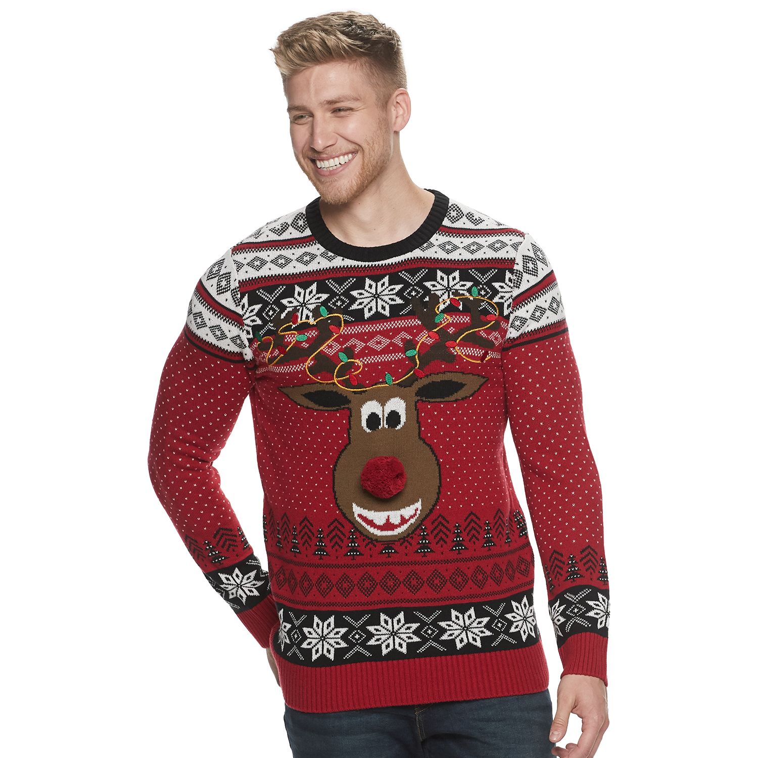 kohls mens crew neck sweatshirts