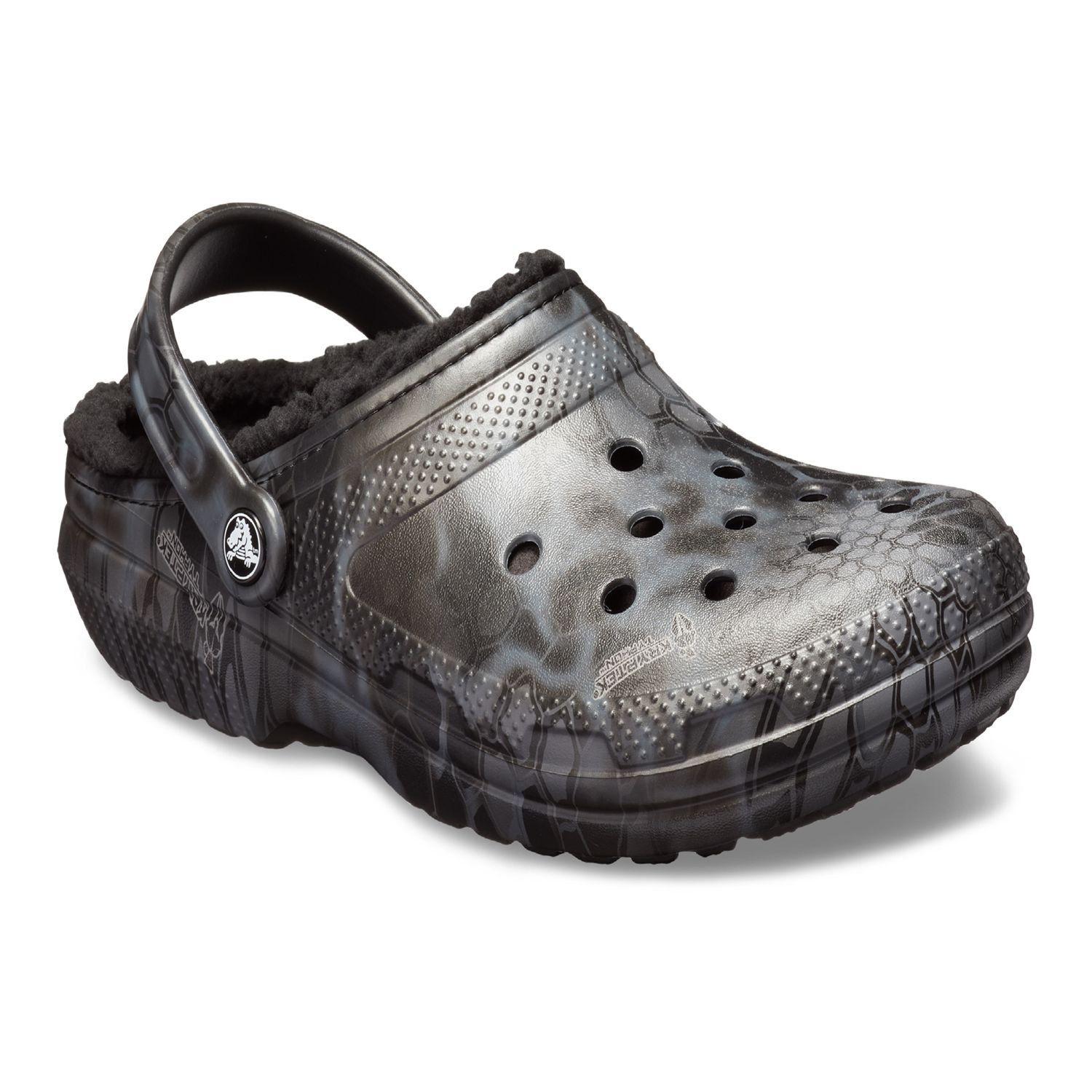 mens camo lined crocs