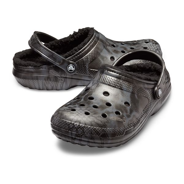 crocs lined clogs mens