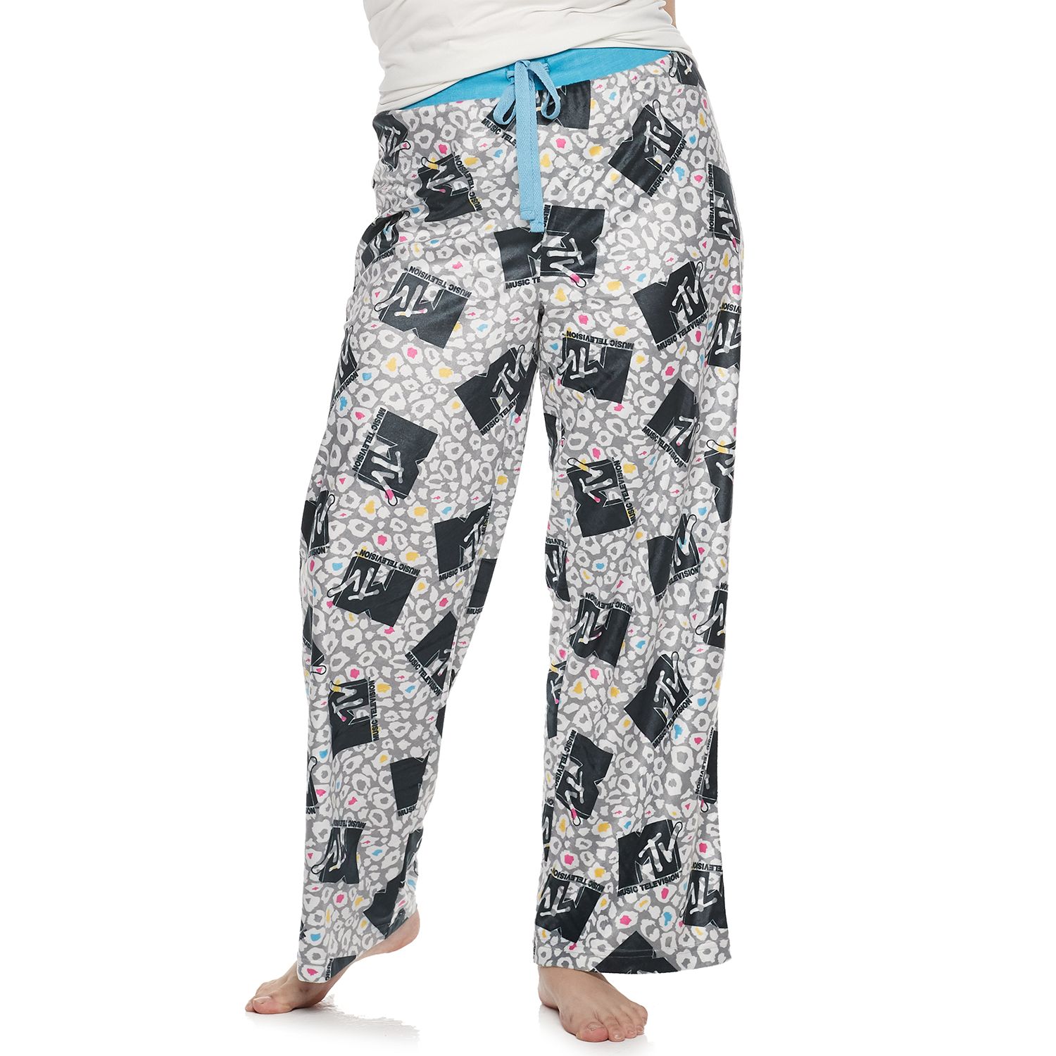 women's plus size fleece pajama pants