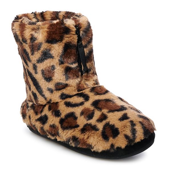 Kohls womens bootie hot sale slippers