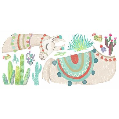 Room Mates Watercolor Llama Wall Decals