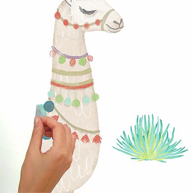 Room Mates Watercolor Llama Wall Decals