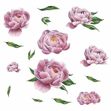 Room Mates Large Peony Wall Decals