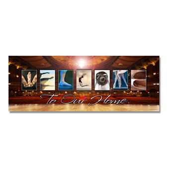 Dance Ballet "Welcome" Block Wall Art