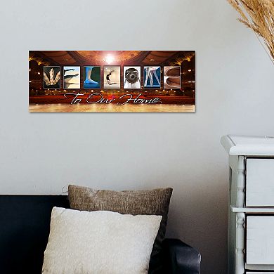 Dance Ballet "Welcome" Block Wall Art