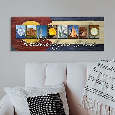 Personal-Prints "Colorado - State Welcome" Block Mount Wall Art