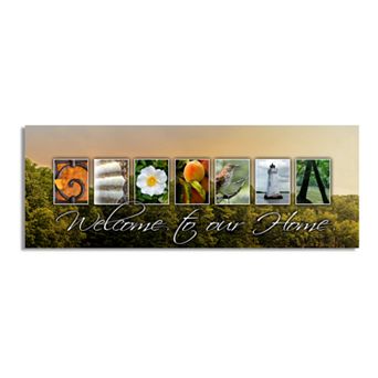 Personal-Prints "Georgia - State Welcome" Block Mount Wall Art