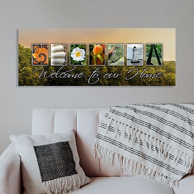 Personal-Prints "Georgia - State Welcome" Block Mount Wall Art