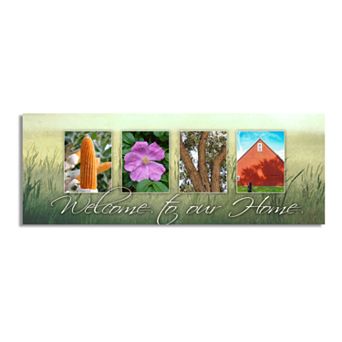 Personal-Prints "Iowa - State Welcome" Block Mount Wall Art
