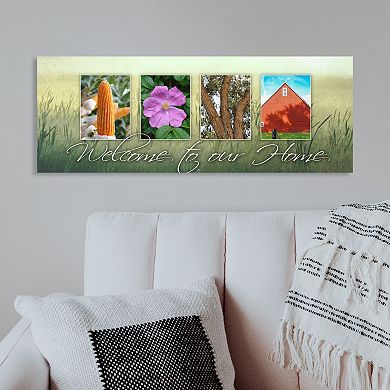 Personal-Prints "Iowa - State Welcome" Block Mount Wall Art