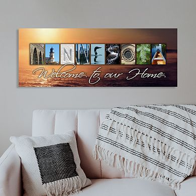 Personal-Prints "Minnesota - State Welcome" Block Mount Wall Art