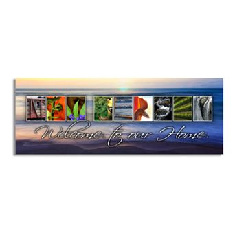 Personal-Prints "New Jersey - State Welcome" Block Mount Wall Art