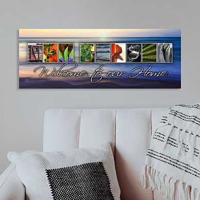 Personal-Prints "New Jersey - State Welcome" Block Mount Wall Art