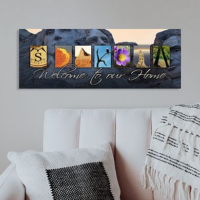 South Dakota "Welcome" Block Wall Art