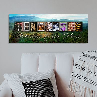 Tennessee "Welcome" Block Wall Art