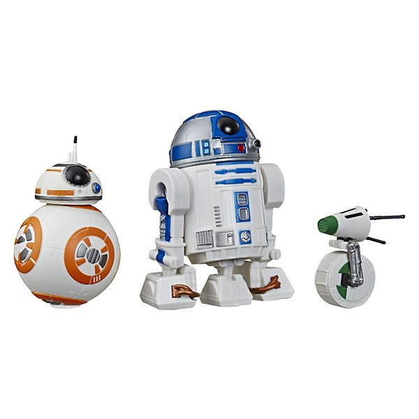 Star Wars Galaxy Of Adventures 3 Pack R2 D2 Bb 8 D O Toy Droid Figures By Hasbro - bb leg roblox