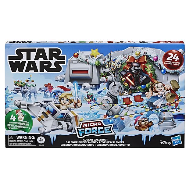 Star Wars Micro Force Advent Calendar Holiday Display Mini Action Figures  by Hasbro