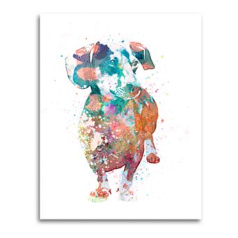 Personal-Prints Dachshund Wall Art - Watercolor Dog LG