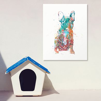 French Bulldog Wall Art - Watercolor Dog LG