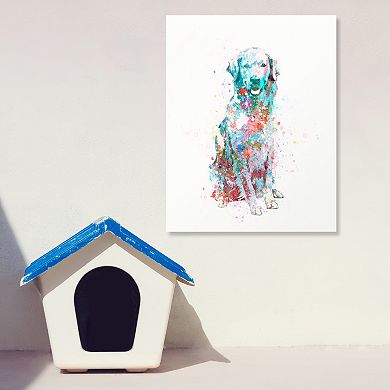 Personal-Prints Golden Retriever Wall Art - Watercolor Dog LG