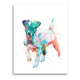 Personal-Prints Jack Russell Terrier Wall Art - Watercolor Dog LG