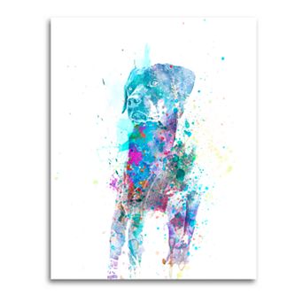 Personal-Prints Labrador Retriever Wall Art - Watercolor Dog LG