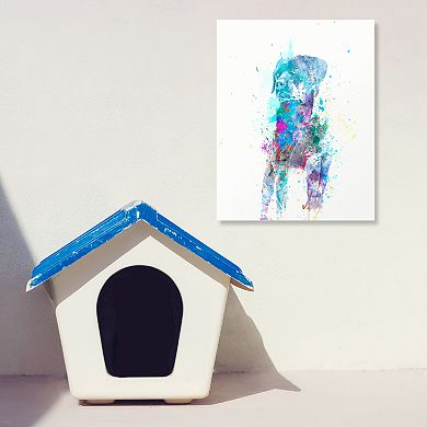 Personal-Prints Labrador Retriever Wall Art - Watercolor Dog LG