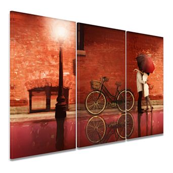 Personal-Prints Street Scene - 3 pc Wrapped Canvas
