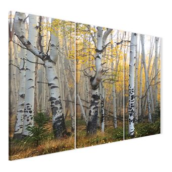 Personal-Prints Misty Morning Wall Art - 3 pc Wrapped Canvas