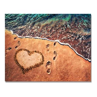 Personal-Prints Toes in the Sand Wall Art - Wood Block Mount