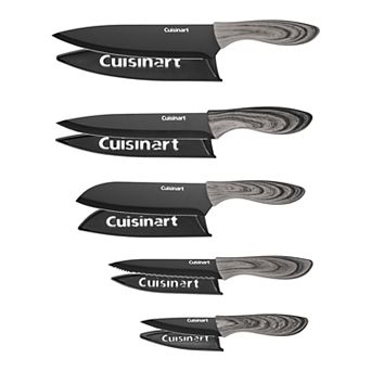 Cuisinart® Advantage 10 pc Ceramic-Coated Faux Wood Knife Set