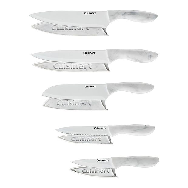 Cuisinart Advantage 10 Piece Ceramic Coated Knife Set w/ Blade Guards