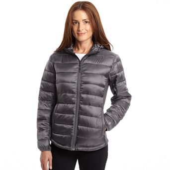 Womens Excelled Excelled Women's Hybrid Hooded Puffer