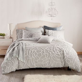 Peri Chenille Rose Comforter Set