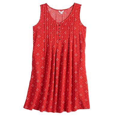 Women's Sonoma Goods For Life® Pintuck Sleeveless Dress