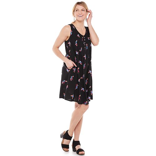 Women's SONOMA Goods for Life® Pintuck Sleeveless Dress