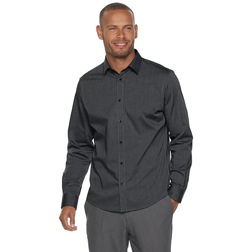 Men's Apt. 9® No-Iron Regular-Fit Solid Button-Down Shirt