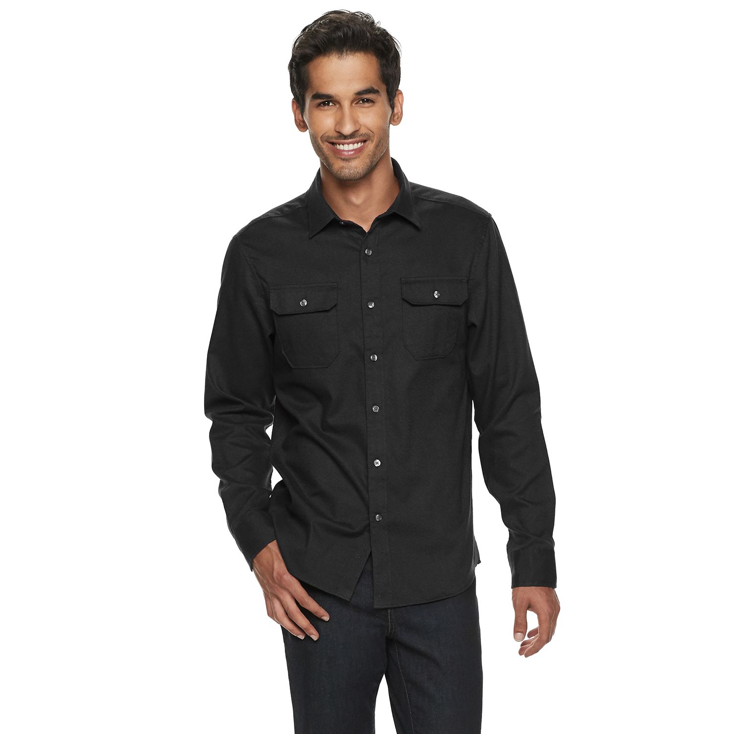 kohls mens slim fit shirts