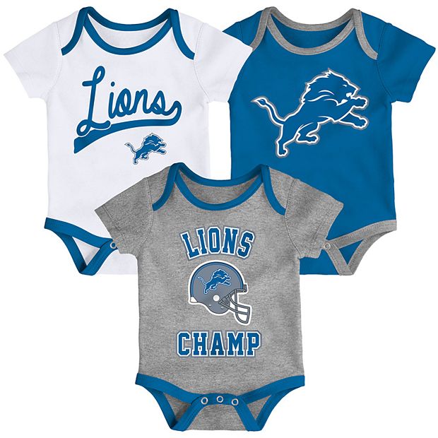 Baby NFL Detroit Lions Champ Bodysuit 3-Pack