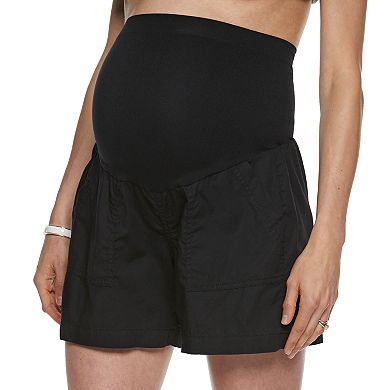 Maternity a:glow Over-the-Belly Soft Utility Shorts