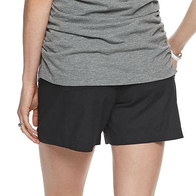 Maternity a:glow Over-the-Belly Soft Utility Shorts