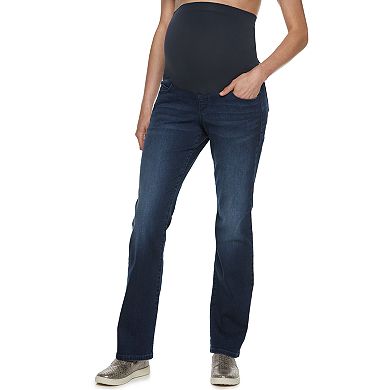 Maternity a:glow Full Belly Panel Bootcut Jeans