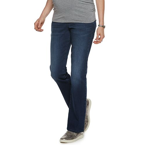 Bootcut pull-on jeans for women