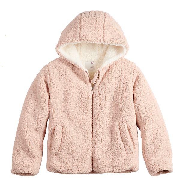 Girls 2025 sherpa coat