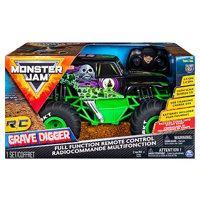 Monster Jam Official Grave Digger Remote Control Truck 1:15 Scale 2.4GHz